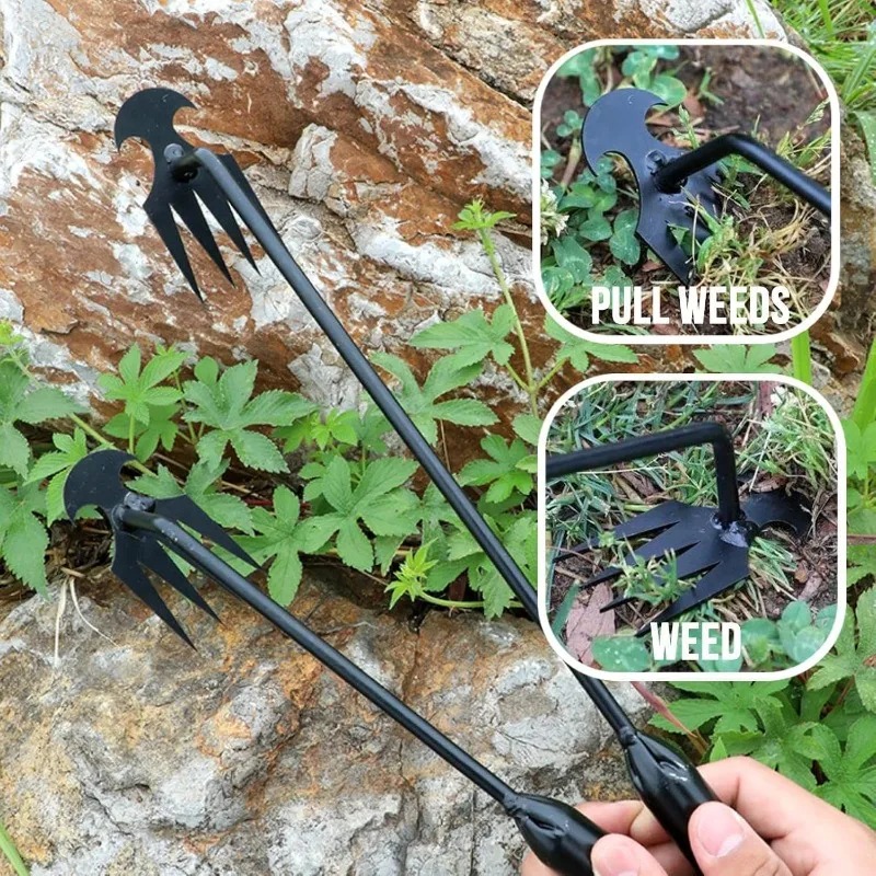 Gardening Tools Rake - 2 in 1 Garden Rake Manual
