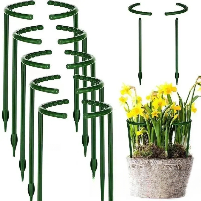 Gardening Tools Holder - Plant Support Pile Garden Semicircle Flower