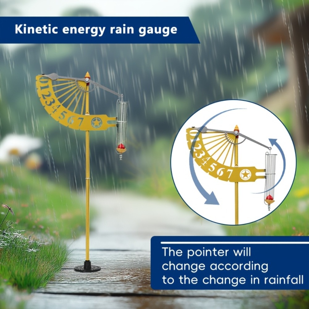Gardening Tools Unique - Unique Windmill Shaped Rain Gauge Bracket