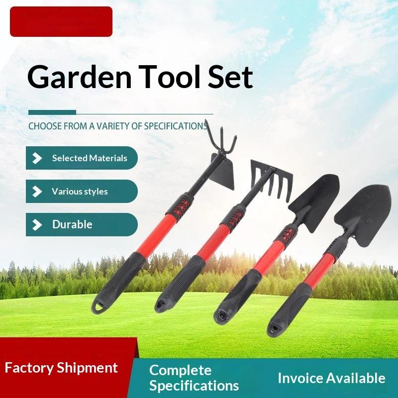 Gardening Tools Rake - 1PCS Gardening Spade Five-tooth Handle Garden