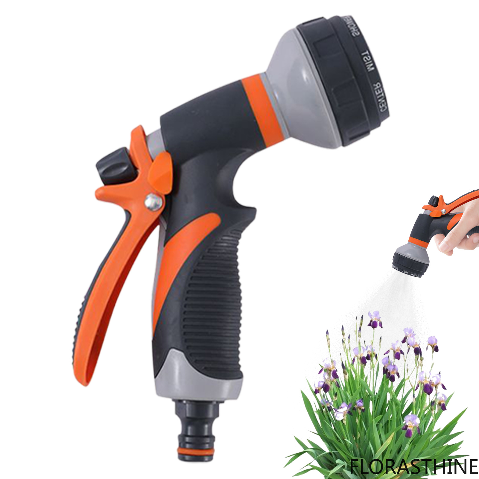 Garden Hose Nozzle - Hose Sprayer Nozzle Adjustable Garden Hose