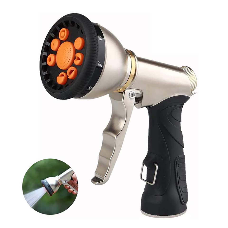 Garden Hose Nozzle - Multifunctional Car Wash & Garden Hose
