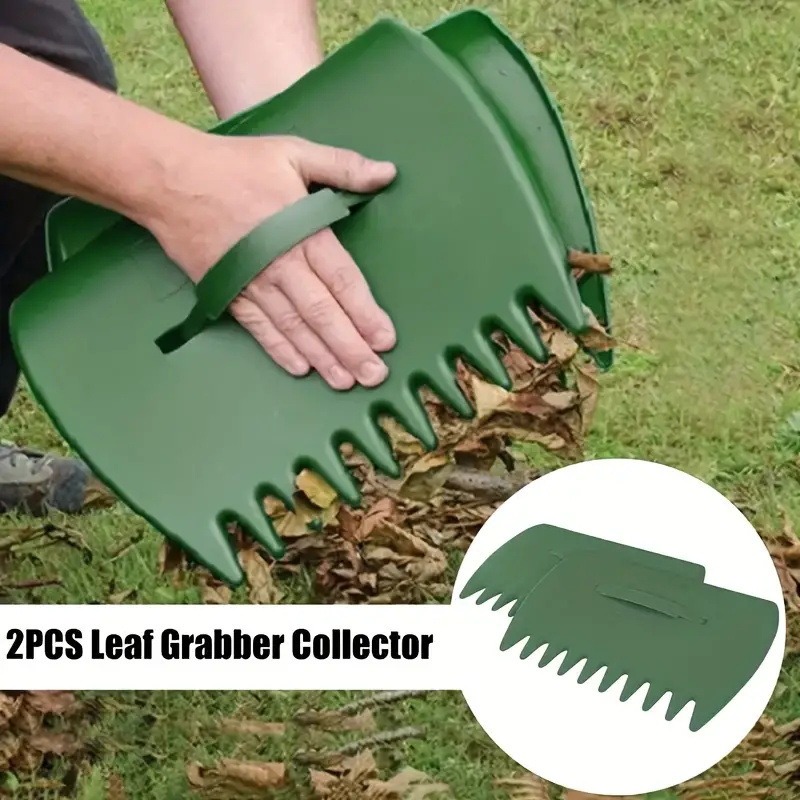 Gardening Tools Organizer - Outdoor Leaf Grabber Garden Plastic Rake