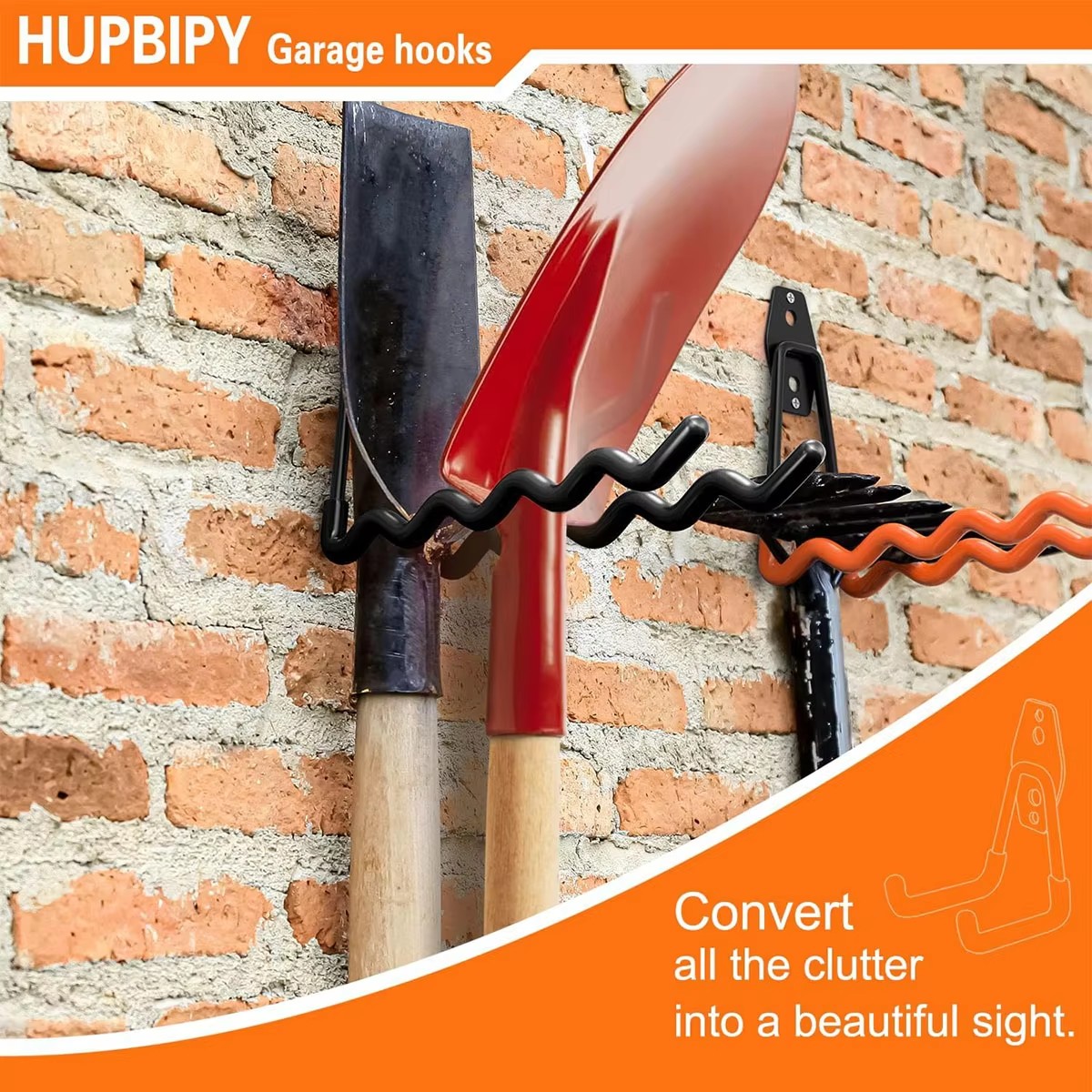 Garage Storage Utility Hooks,G - огляд і ціна Gardening Tools Organizer