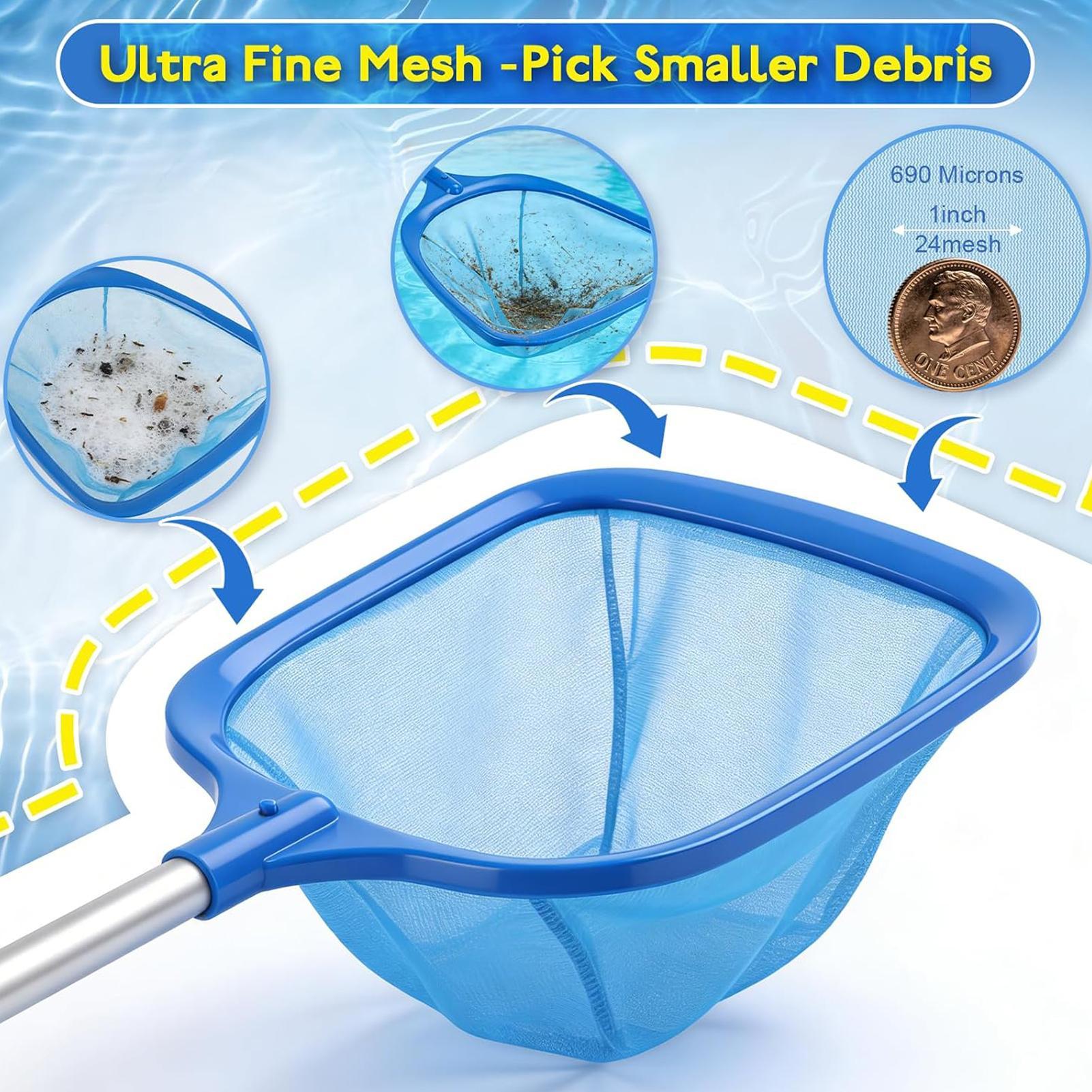 Pool Net Skimmer Water Mesh Fi - огляд і ціна Gardening Tools Rake