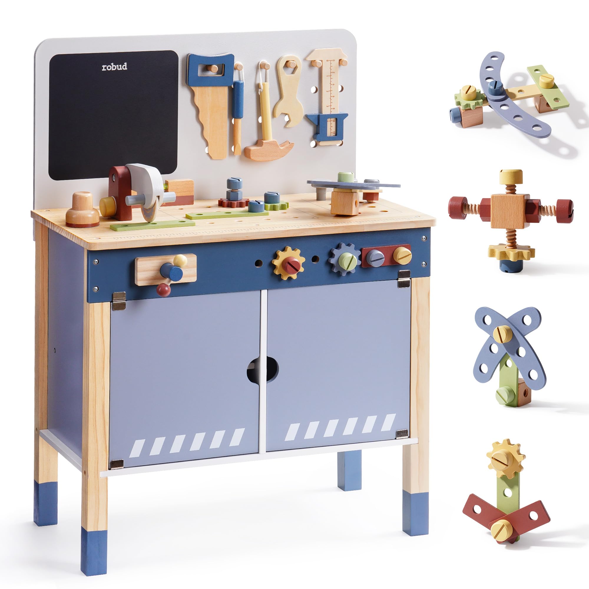 ROBUD Wooden Toy Workbench Pre - огляд і ціна Gardening Tools Unique