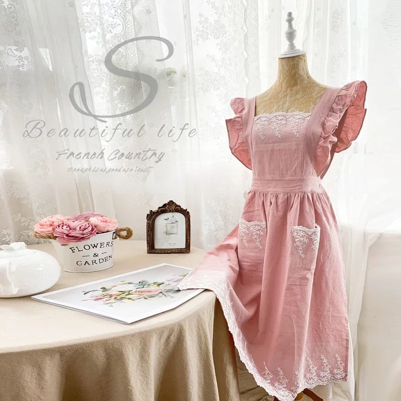 Female Women Apron Cotton Line - огляд і ціна Gardening Tools Women
