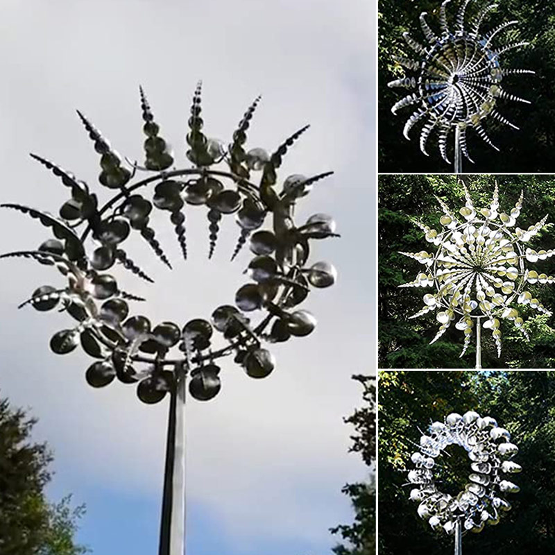 Metal Windmill Outdoor Wind Sp - огляд і ціна Gardening Tools Unique