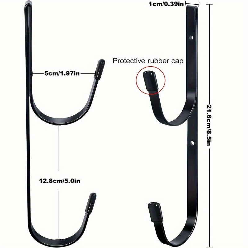1 Pair Carbon Steel Pool Hook  - огляд і ціна Gardening Tools Organizer