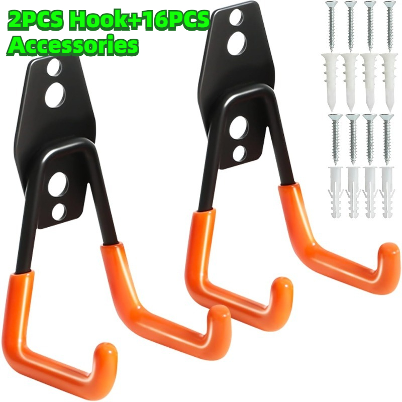 2-Pack Heavy Duty Wall Hook fo - огляд і ціна Gardening Tools Organizer