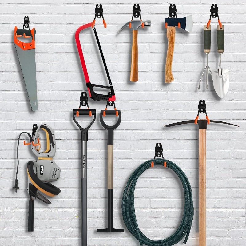 2-Pack Heavy Duty Wall Hook fo - огляд і ціна Gardening Tools Organizer