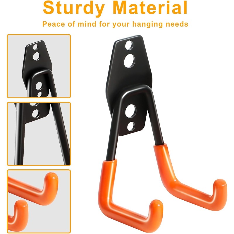 2-Pack Heavy Duty Wall Hook fo - огляд і ціна Gardening Tools Organizer