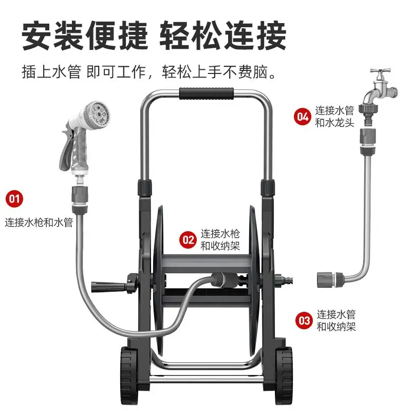 Premium Color Random Hose Reel - огляд і ціна Gardening Tools Rack