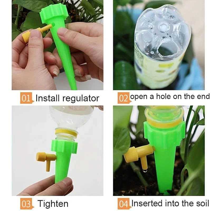 10PCS Flower Adjustable Automa - огляд і ціна Gardening Tools For Beginners
