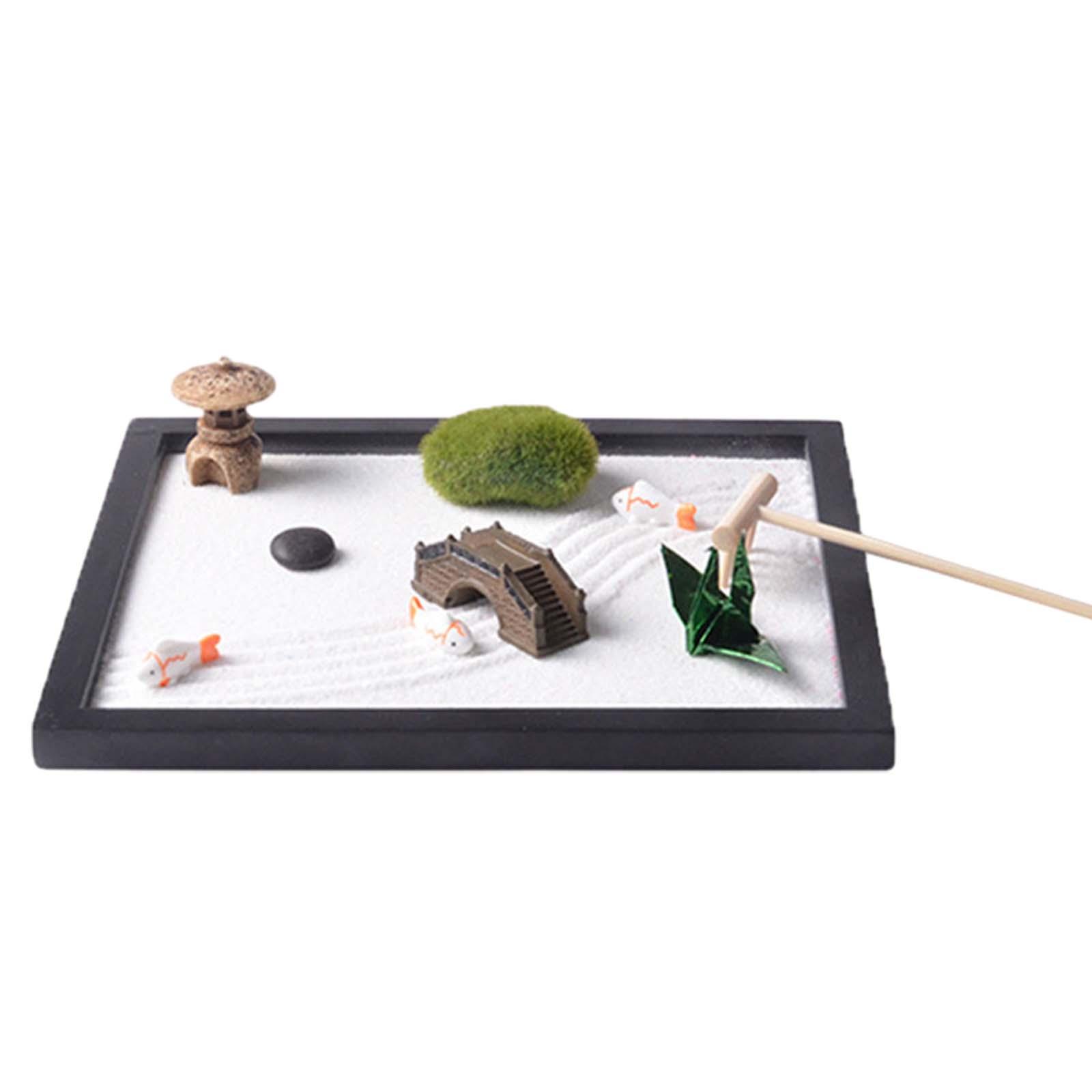 Zen Garden Sand Tray for Desk  - огляд і ціна Gardening Tools Kit For Home Garden