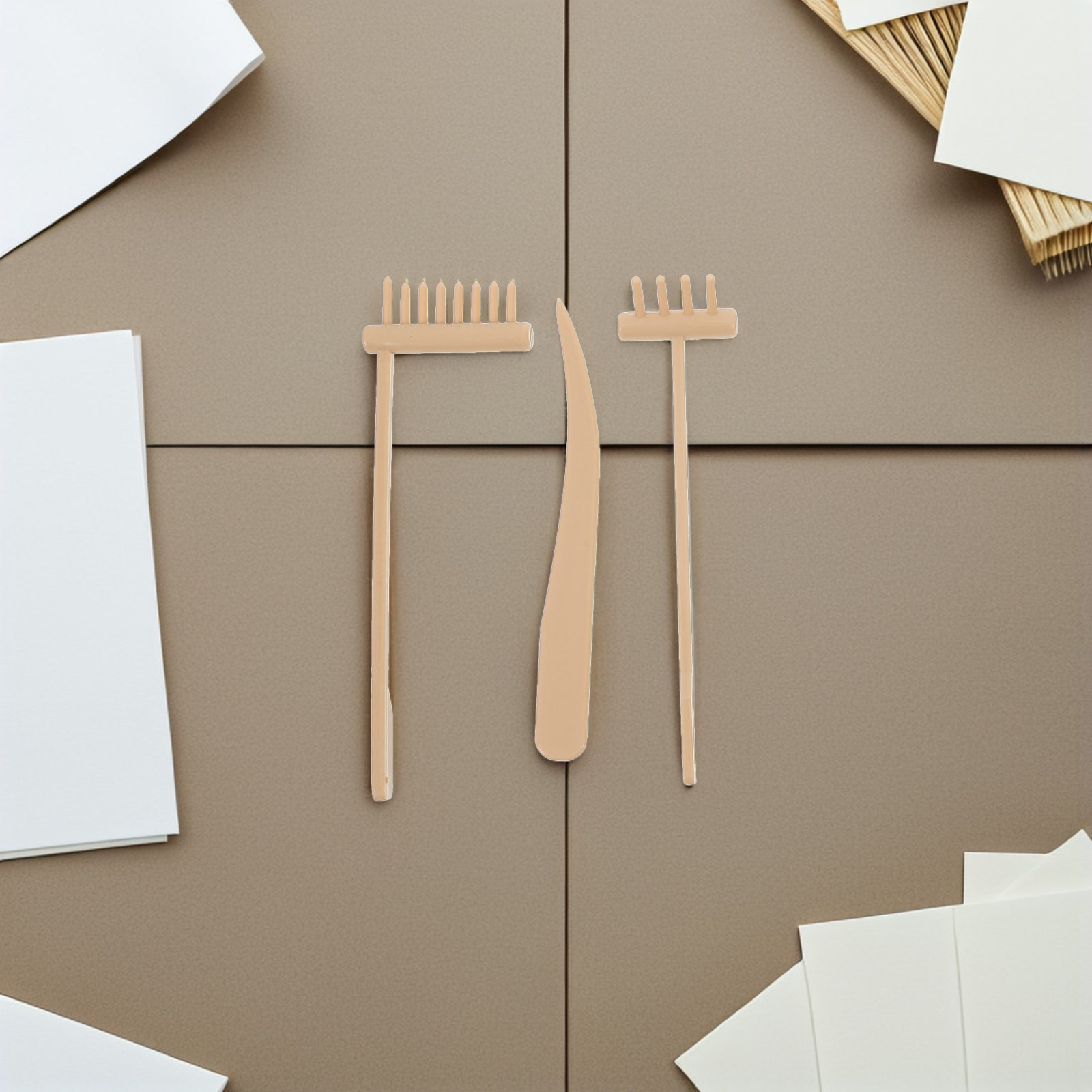 4Sets Mini Zen Garden Rake Set - огляд і ціна Gardening Tools Rake