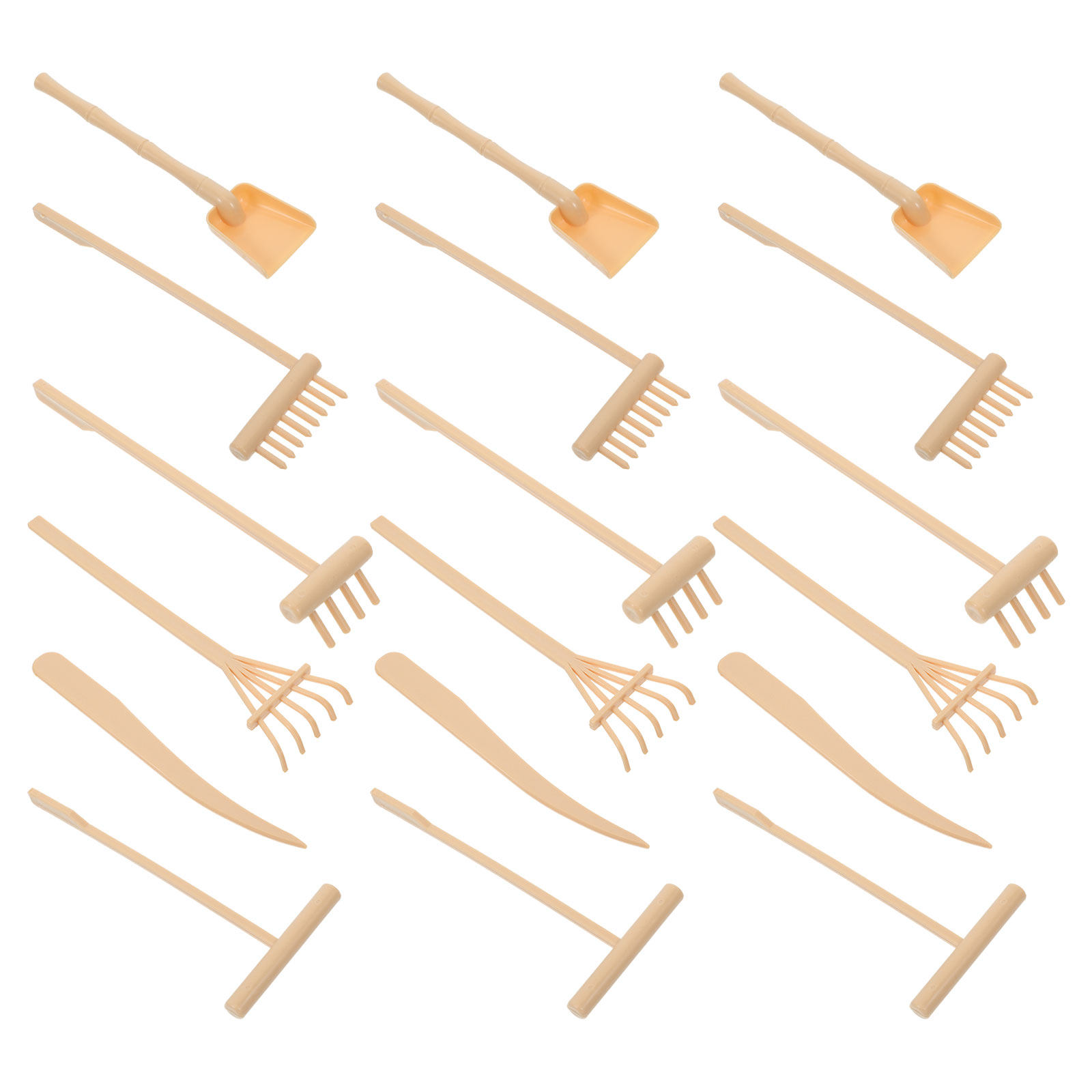 4Sets Mini Zen Garden Rake Set - огляд і ціна Gardening Tools Rake