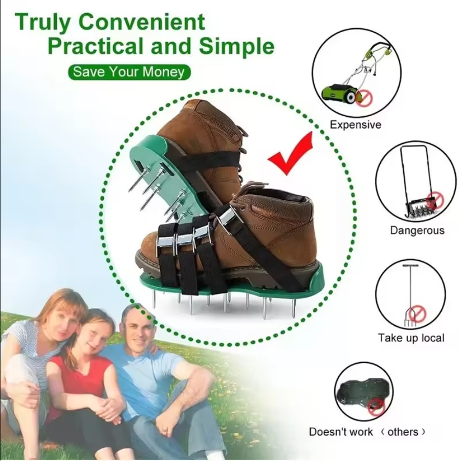 Garden Nail Shoes Grass Loose  - огляд і ціна Gardening Tools Long