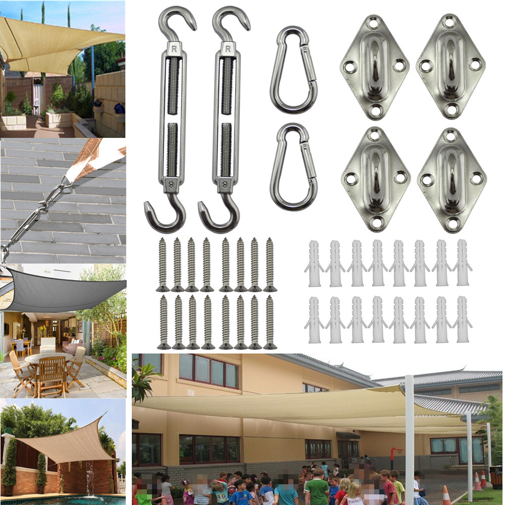 Stainless Steel Sun Shade Sail - огляд і ціна Gardening Tools Kit For Home Garden