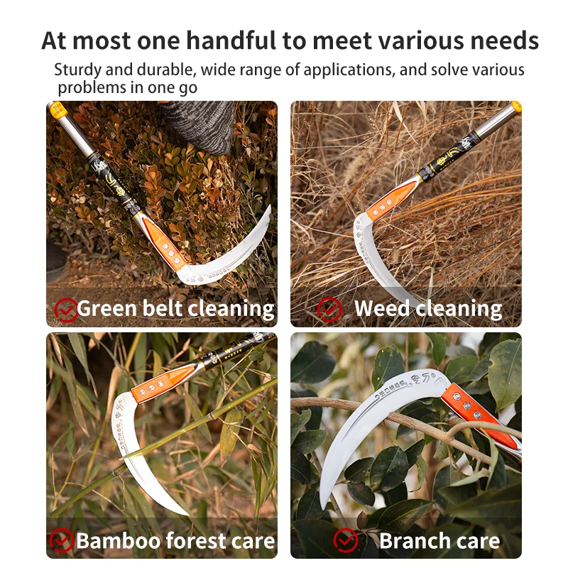 Manual Grass Sickle – Crack We - огляд і ціна Gardening Tools Long
