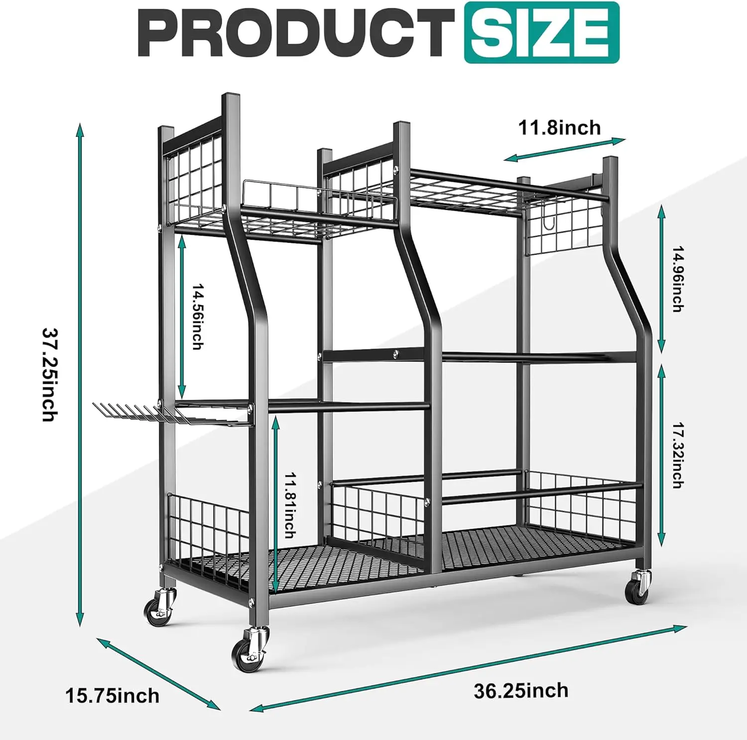 Garden Tool Organizer Stand, G - огляд і ціна Gardening Tools Rack