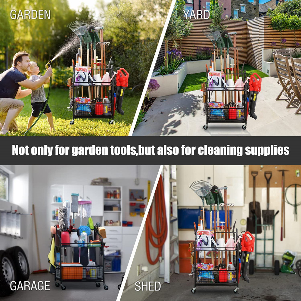 Garden Tool Organizer Yard Too - огляд і ціна Gardening Tools Organizer