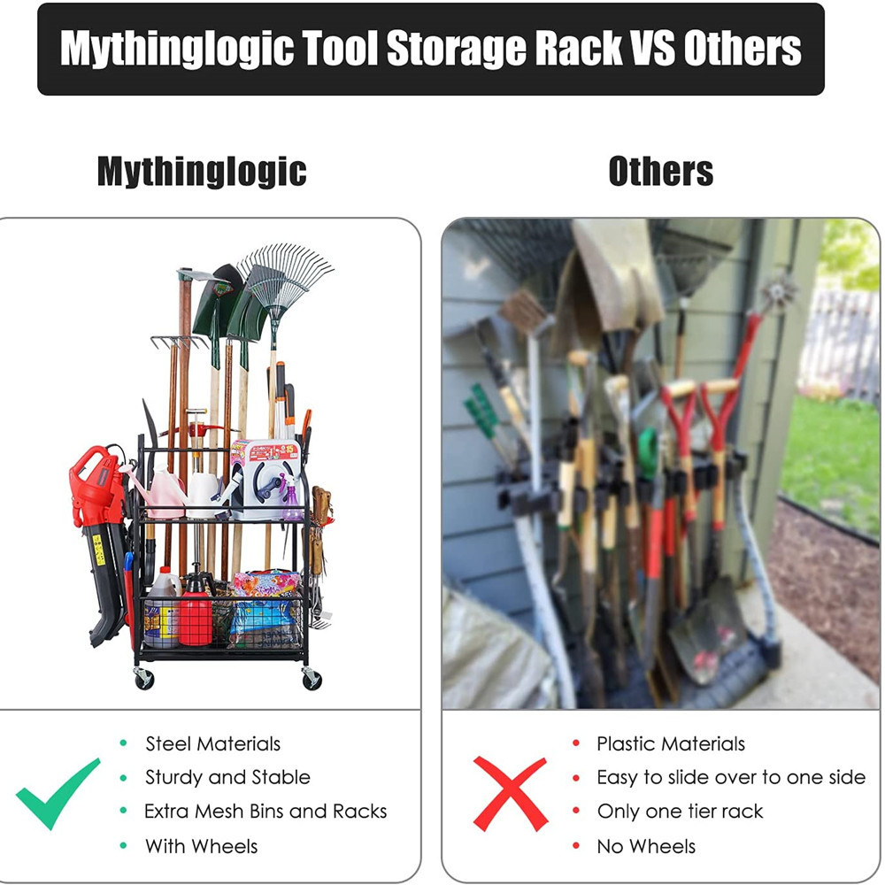 Garden Tool Organizer Yard Too - огляд і ціна Gardening Tools Organizer
