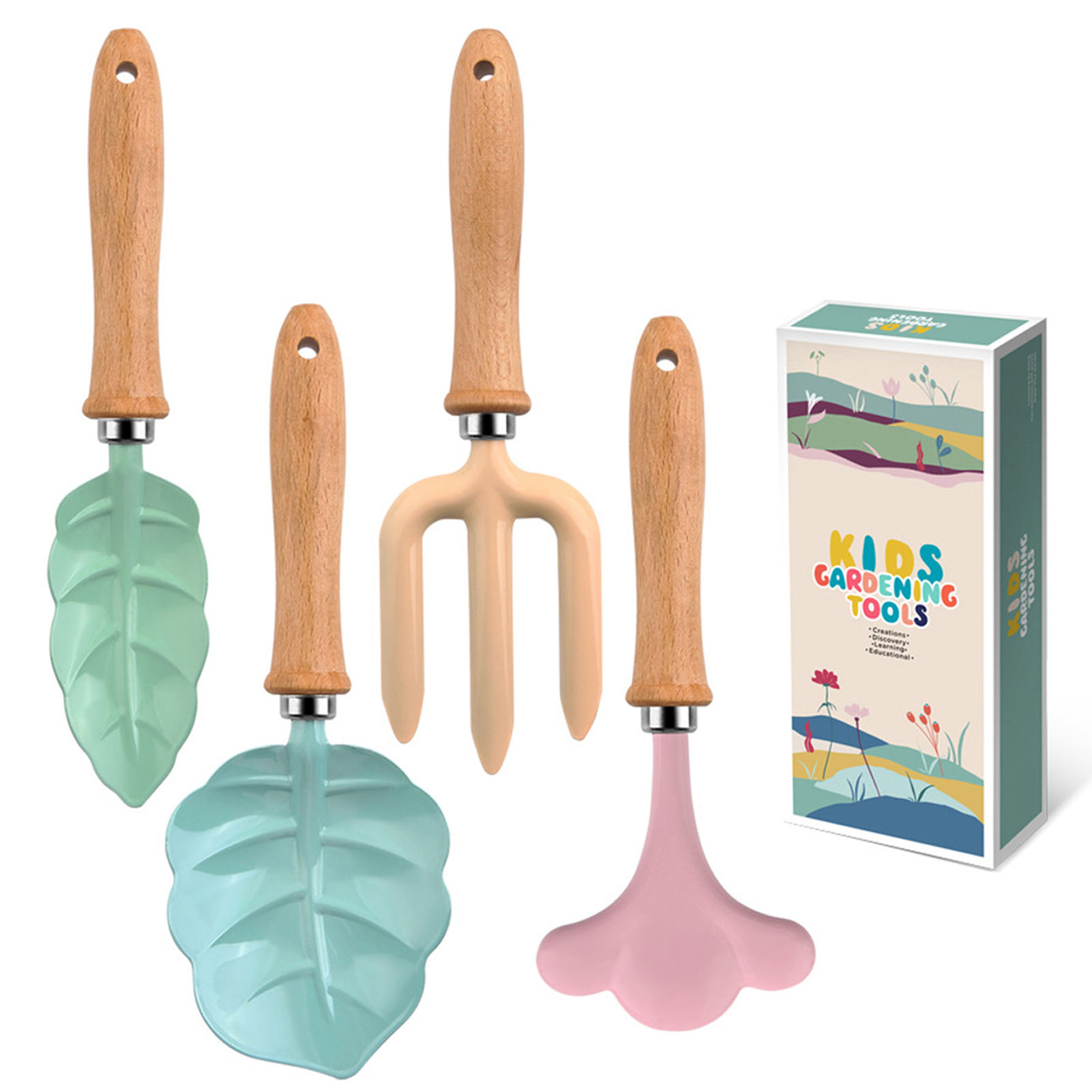 Little Gardener Tool Set Color - огляд і ціна Gardening Tools Toddler