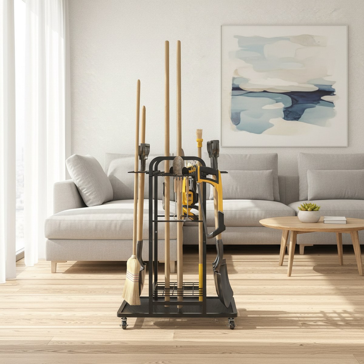 Heavy Duty Garden Tool Cart 3  - огляд і ціна Gardening Tools Rack