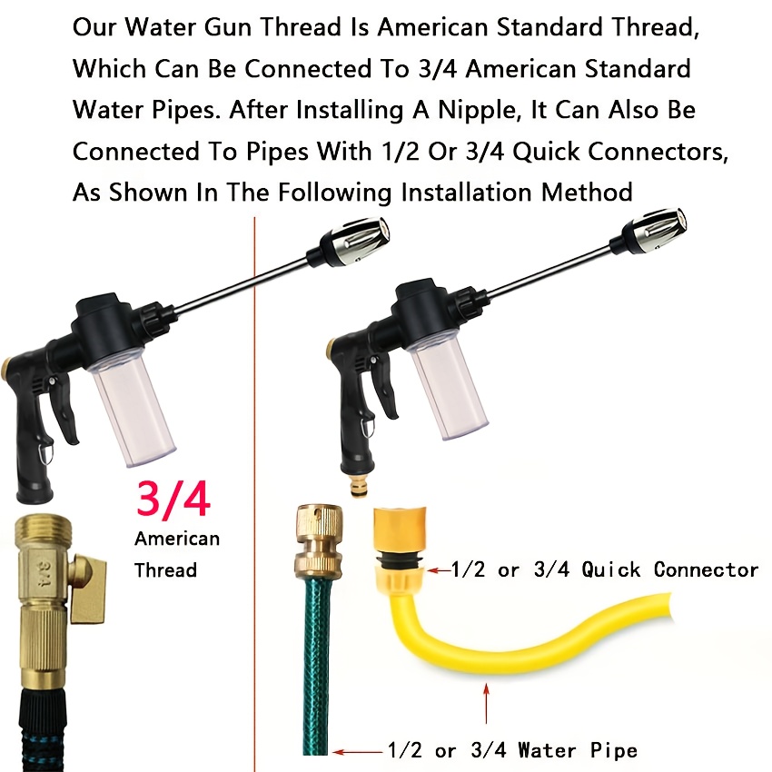 Garden Watering Gun Hose Nozzl - огляд і ціна Garden Hose Nozzle