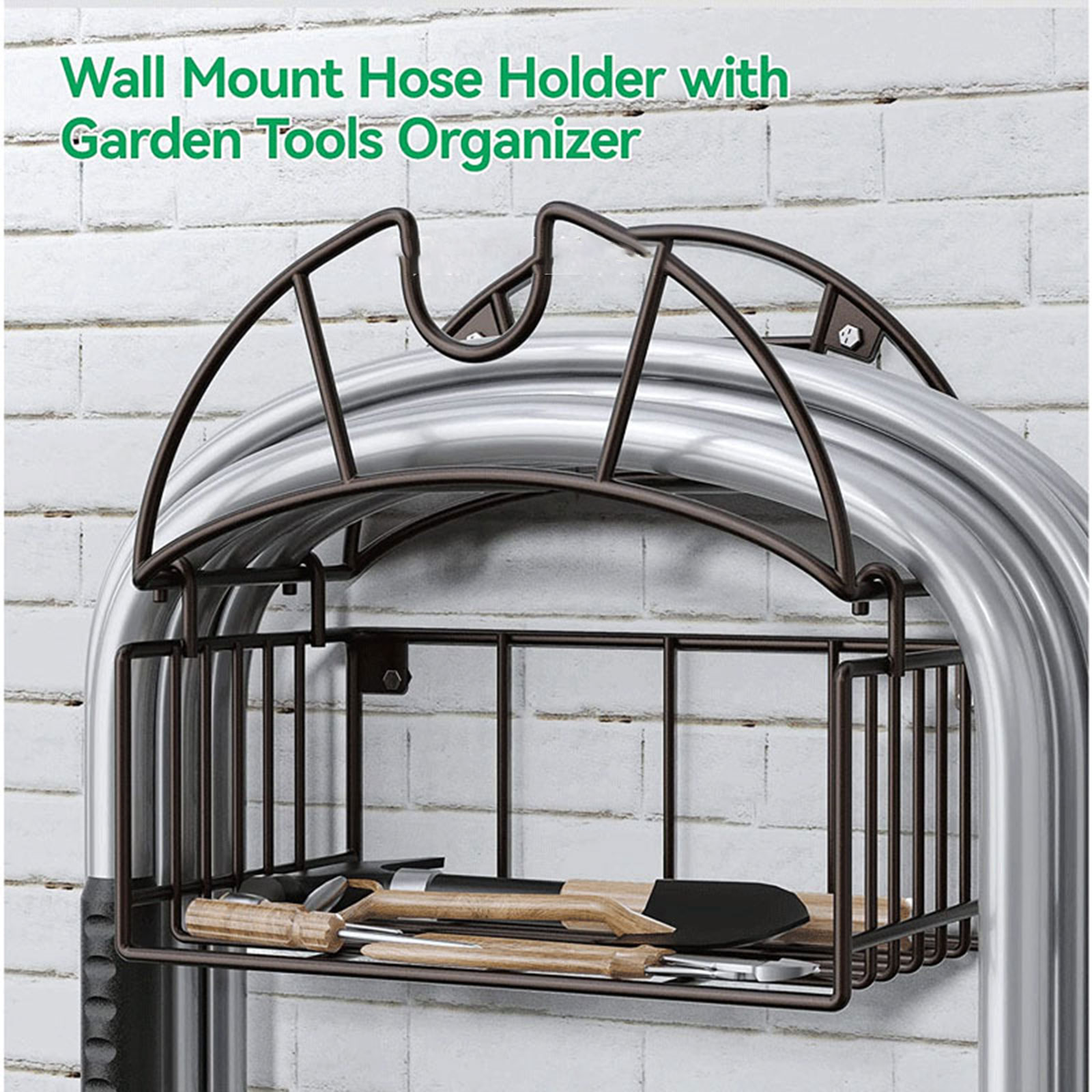Wall Mount Garden Hose Holder  - огляд і ціна Gardening Tools Rack