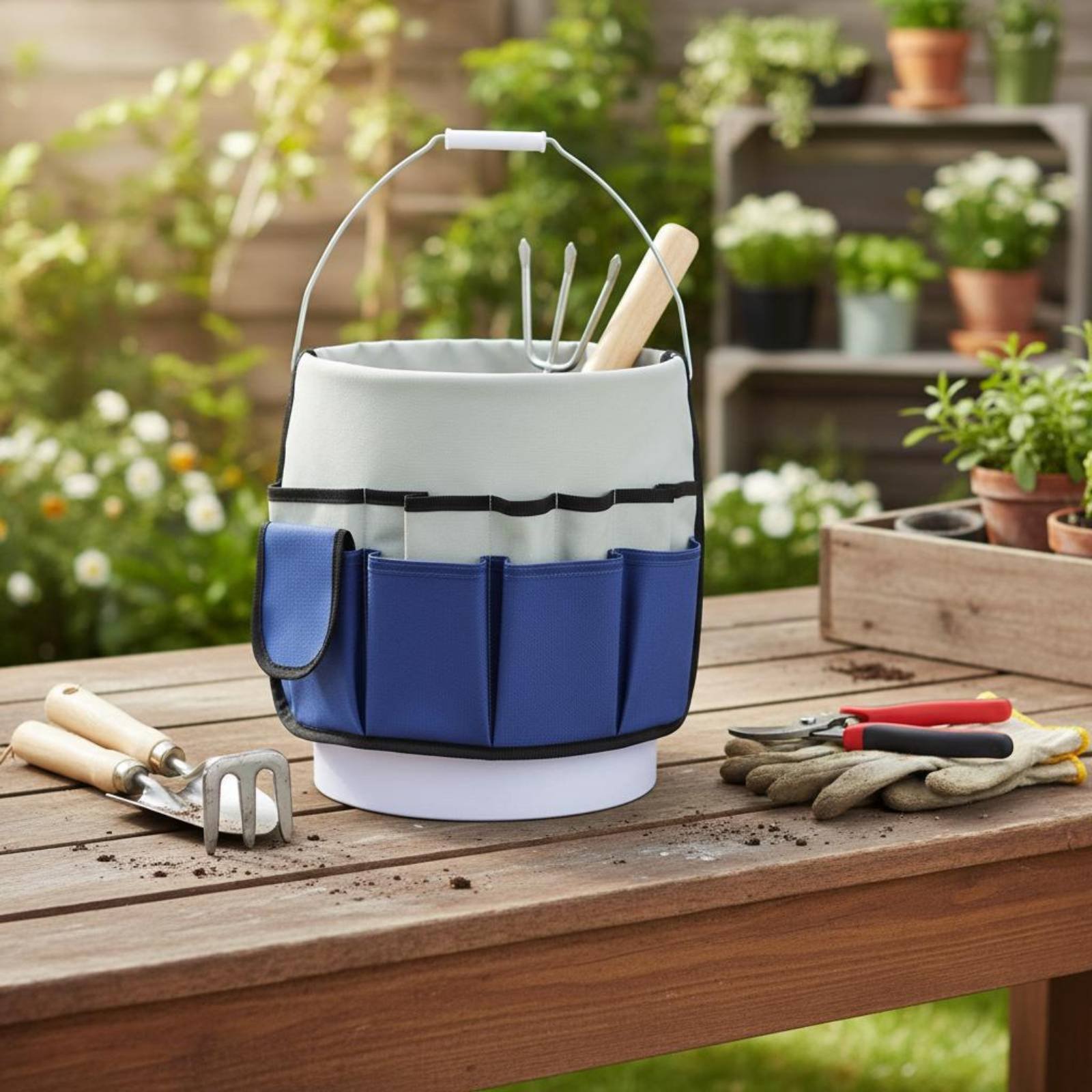 Gardening Tool Tote Large Capa - огляд і ціна Gardening Tools Organizer
